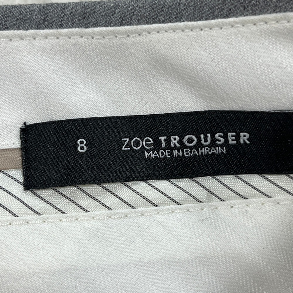 Ann Taylor Loft Trouser Womens 8 Gray Zoe Flare Leg Business Casual 332687 - Picture 6 of 12
